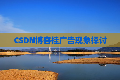 CSDN博客挂广告现象探讨